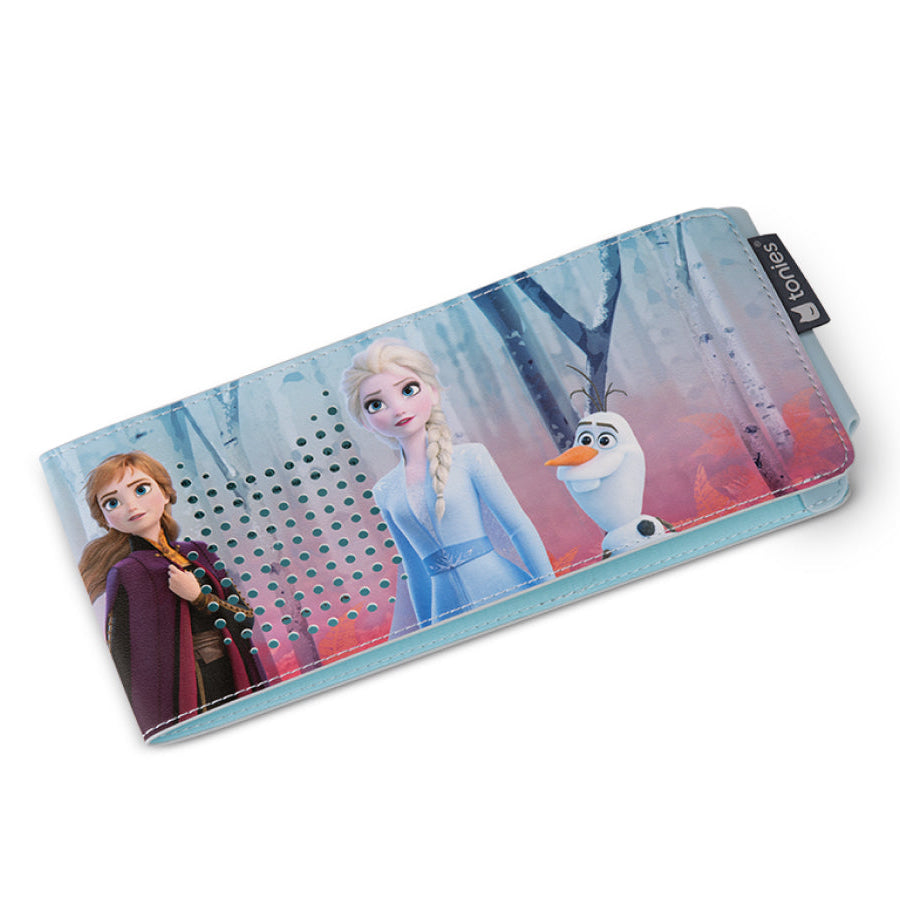 Pencil case with Frozen characters on a white background