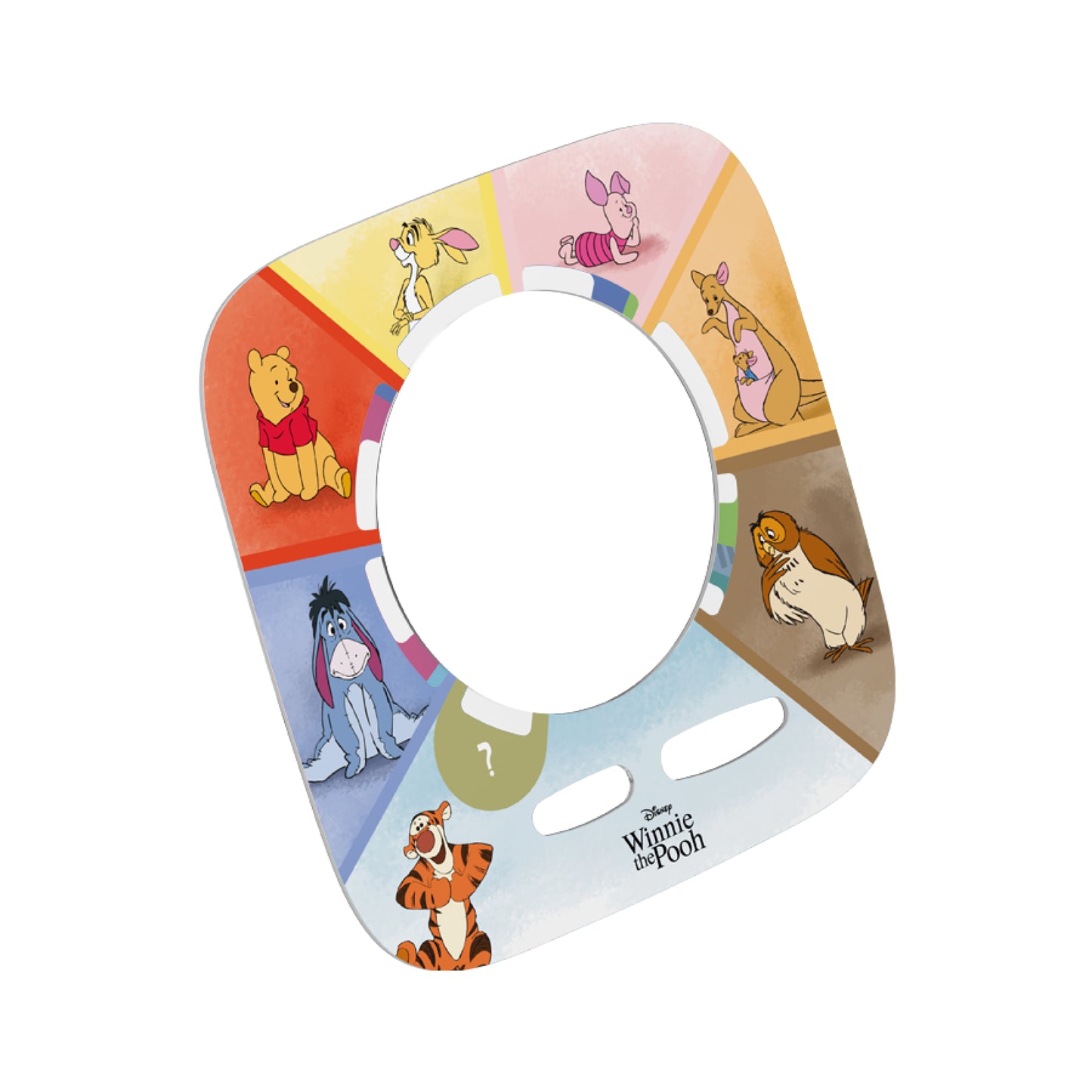 Winnie the Pooh character-themed potty seat on a white background