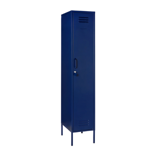 Blue locker on a white background