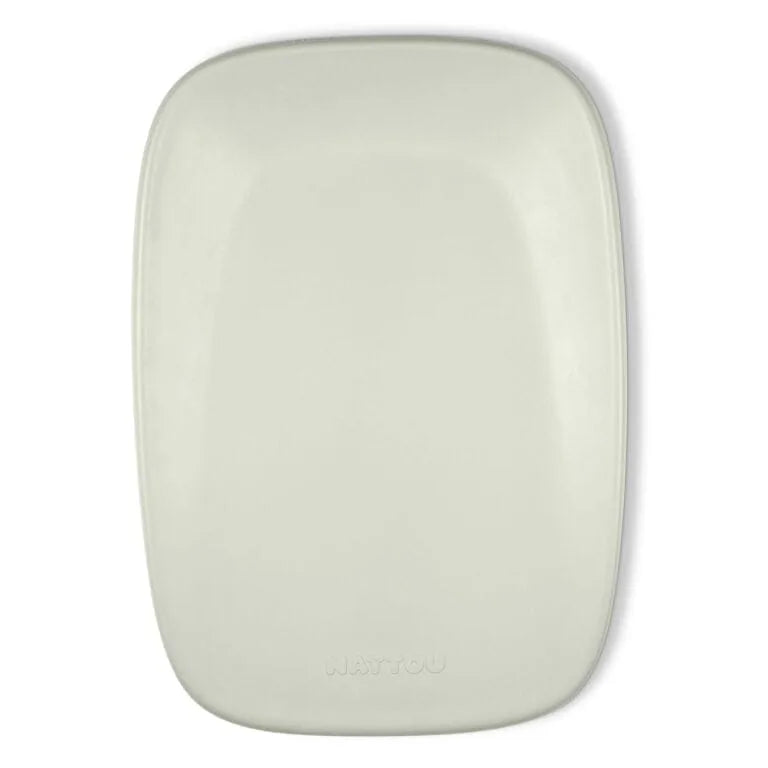 Rectangular white object with 'Nattou' branding on a white background