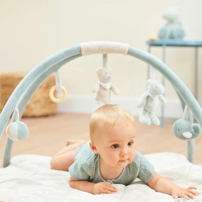 Baby on a play mat