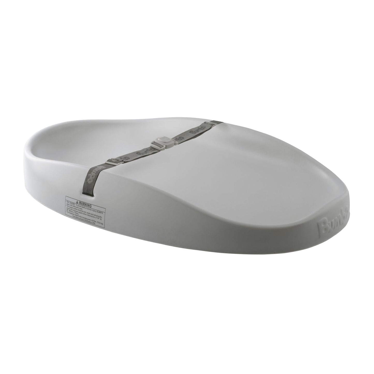 Grey changing pad with strap