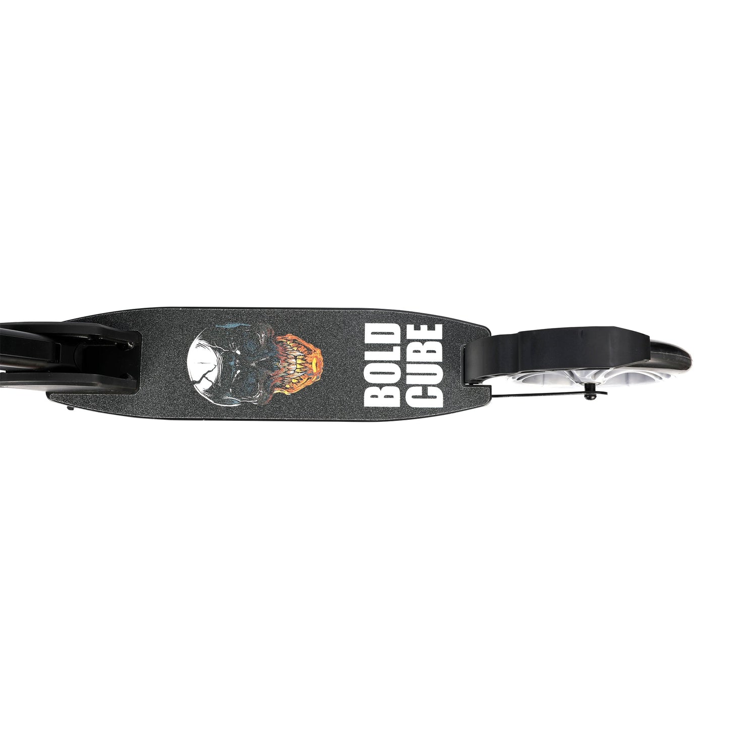 Black scooter with 'Bold Cub' branding on a white background