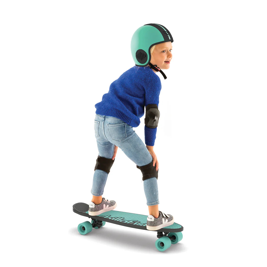 Child on skateboard