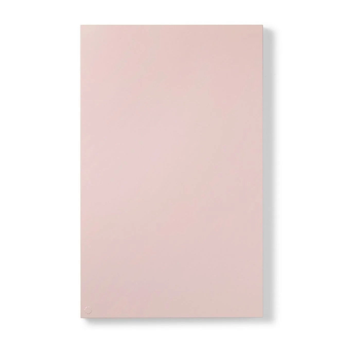 Rectangular pink object on a white background