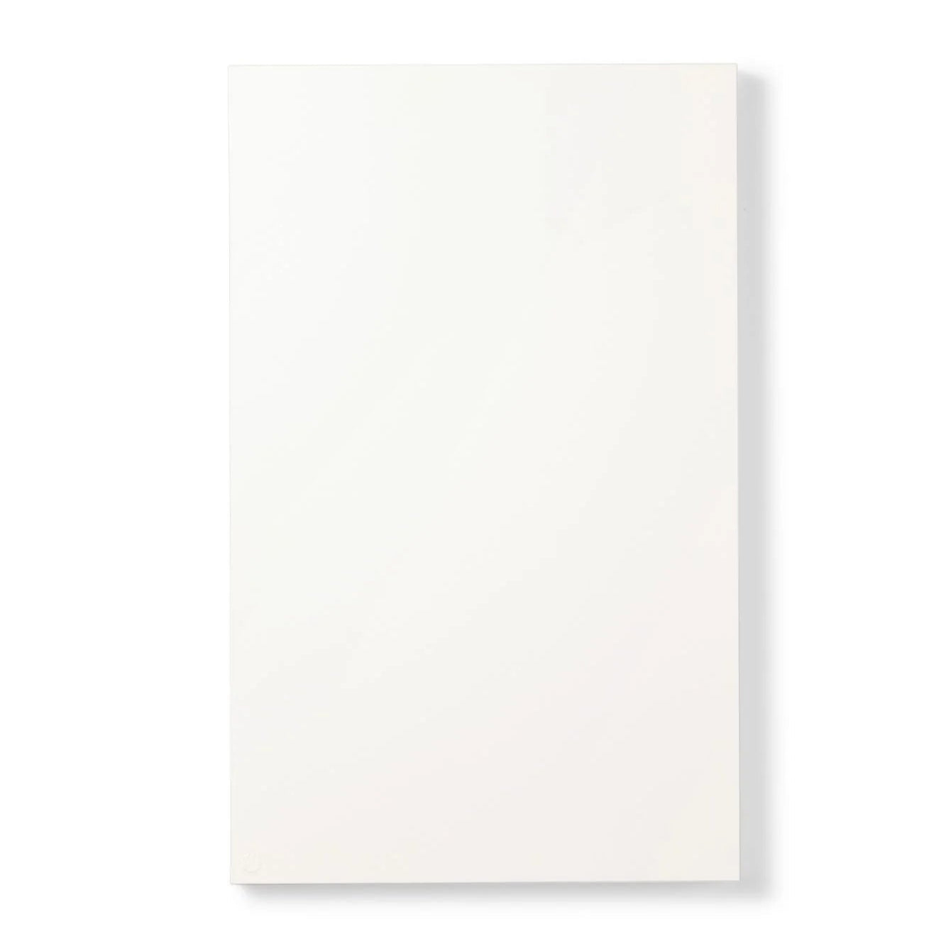 White square tile on a white background