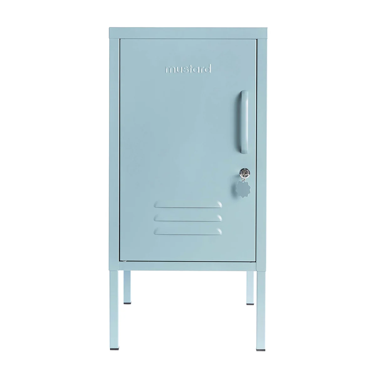 Light blue locker with 'Oxidized' text on a white background