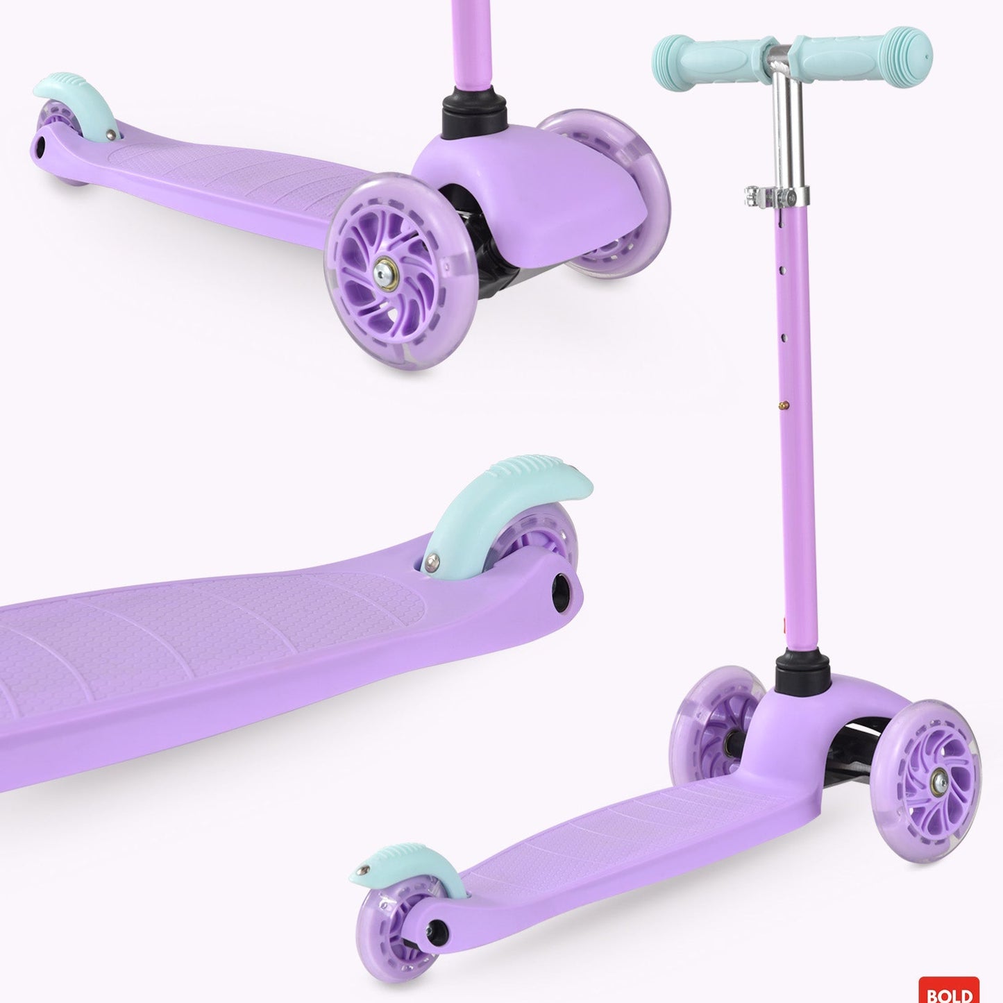 Teeny 3 Wheel Scooter - Lilac & Baby Blue