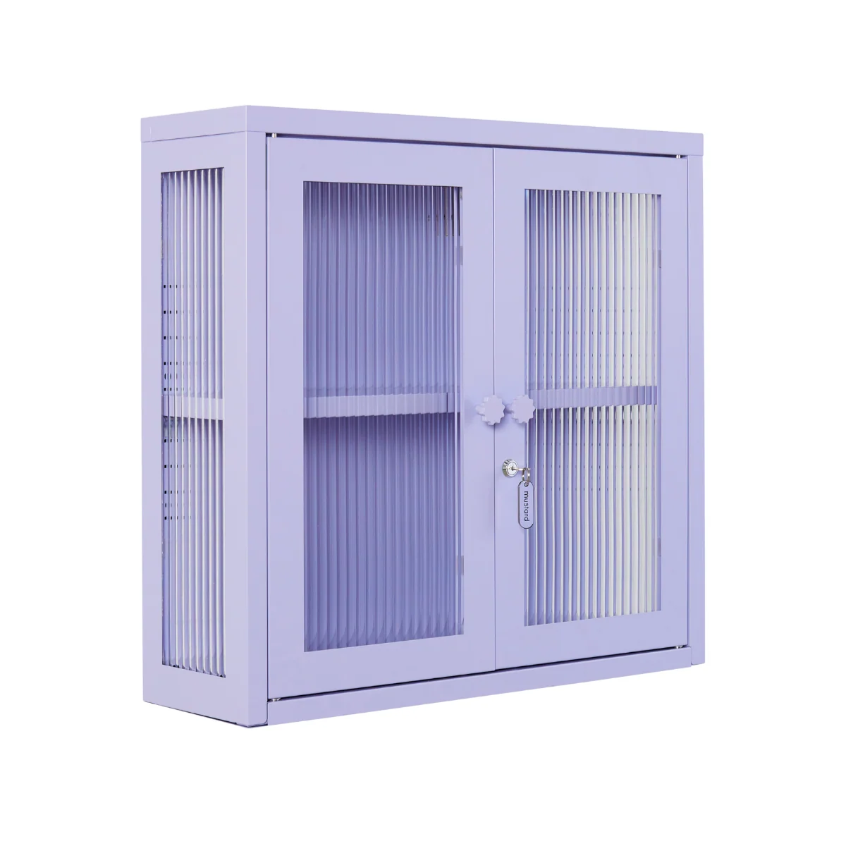 Lilac cabinet on a white background