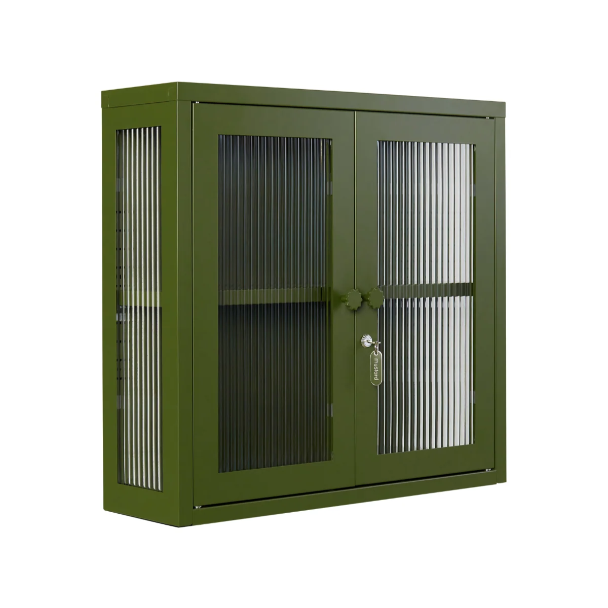 Olive green cabinet