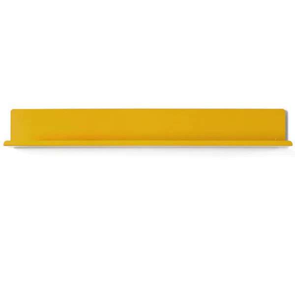 Yellow rectangular object on a white background