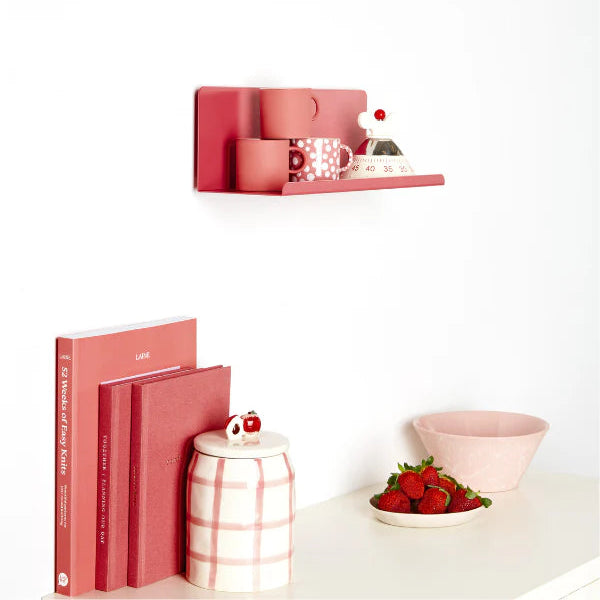 Berry pink shelf