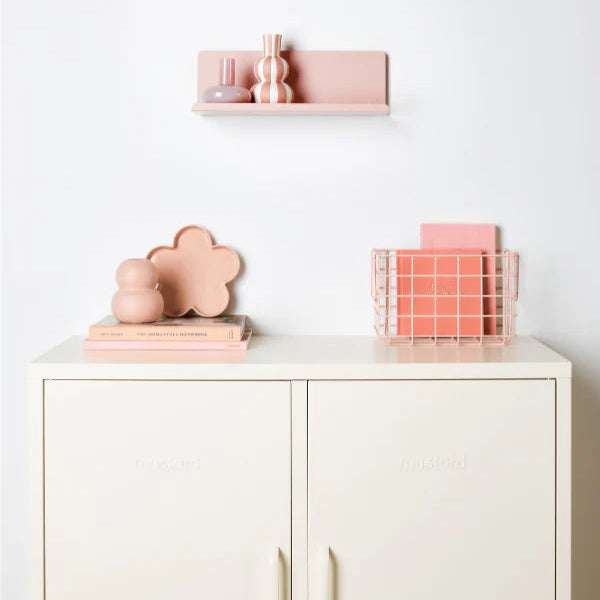 Blush pink shelf