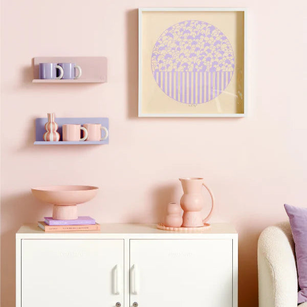 Blush pink shelf