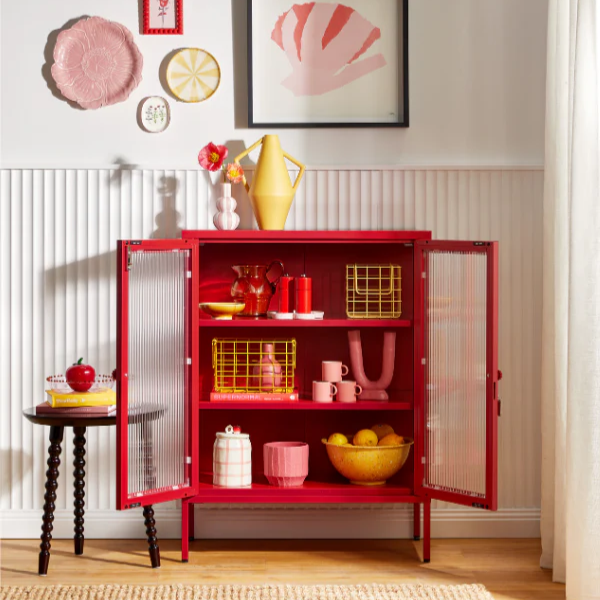 Cabinet door open