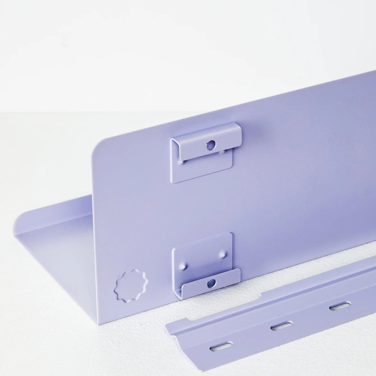 Back of lilac shelf