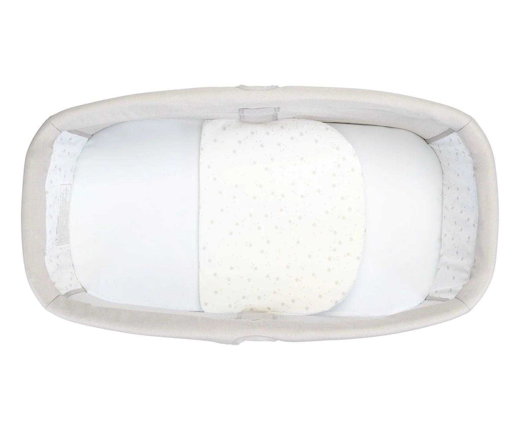 Rectangular light fixture with a white cover on a white background