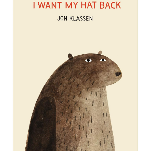 Book cover of 'I Want My Hat Back' by Jon Klassen featuring a bear illustration.