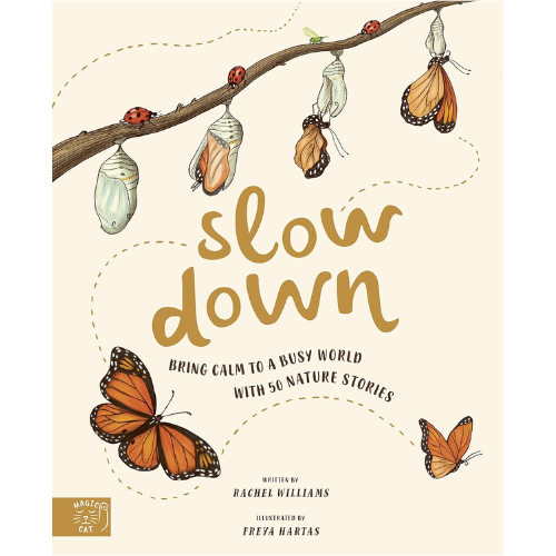 Slow Down book cover with nature