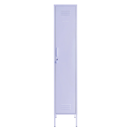 Purple locker on a white background