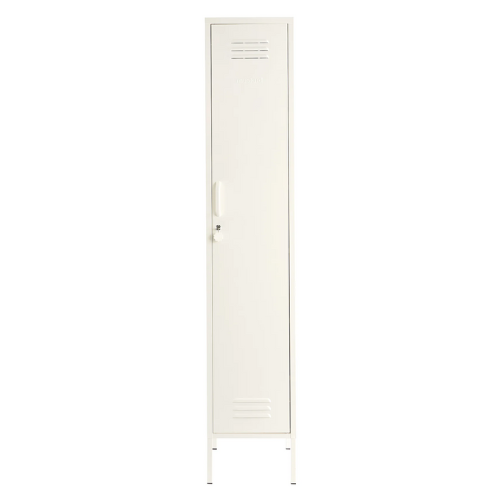 White locker on a white background