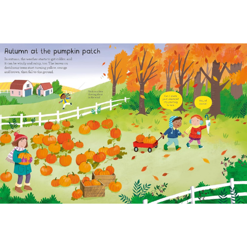 First Sticker Book Weather and Seasons