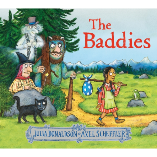 Book cover of 'The Baddies' featuring cartoon characters and nature.
