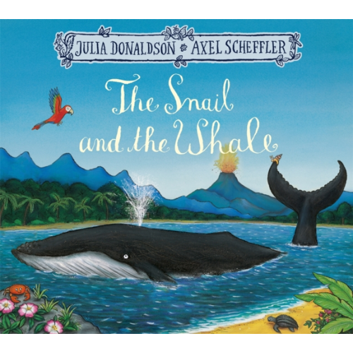 Book cover of 'The Snail and the Whale' with a whale and snail illustration.