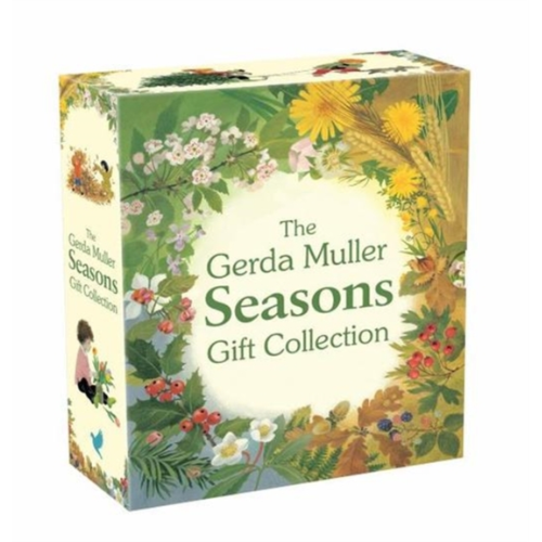 Box of 'The Gerda Muller Seasons Gift Collection' with floral and nature-themed design.