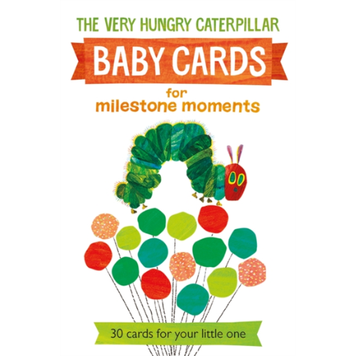Baby cards for milestone moments featuring The Very Hungry Caterpillar on a white background