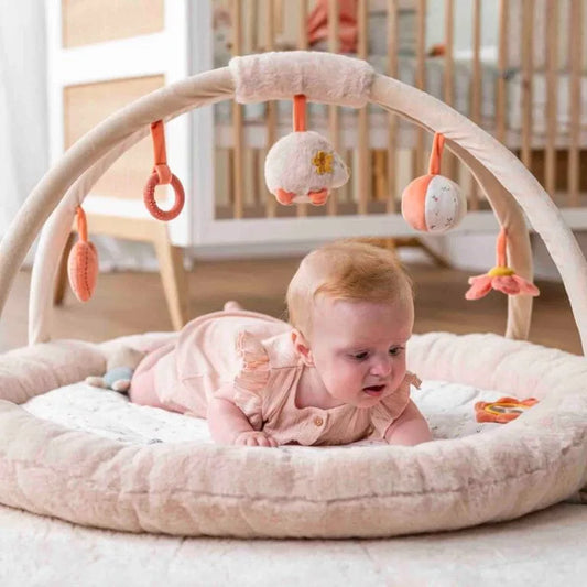 Baby on a playmat