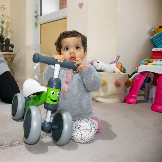 Baby with bike