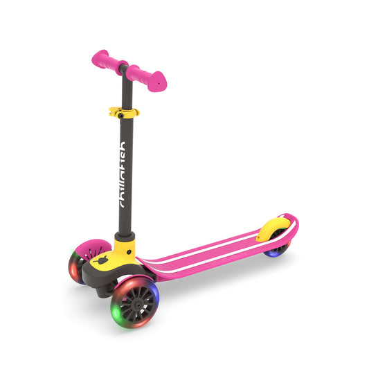 Pink scooter