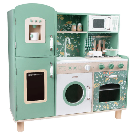 Vintage style wooden play kitchen 
