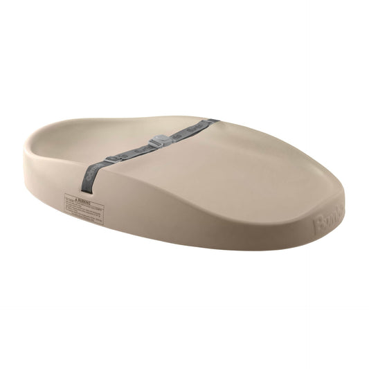 Taupe changing pad with strap