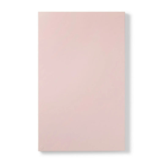 Rectangular pink object on a white background