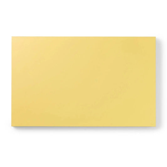 Yellow rectangular object on a white background