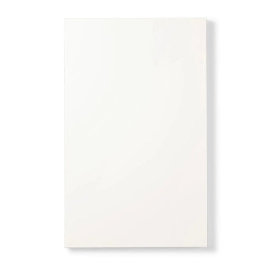 White square tile on a white background
