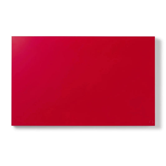 Rectangular red object on a white background