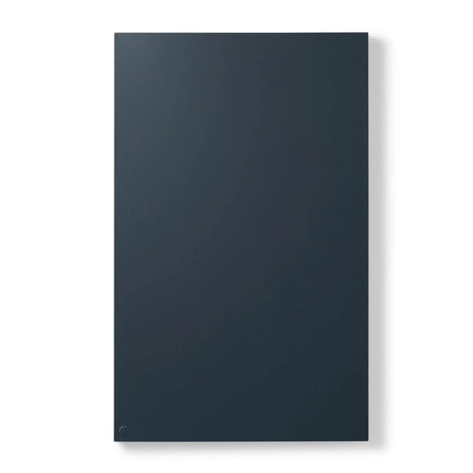Rectangular black object on a white background