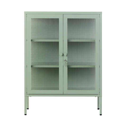 Sage green cabinet