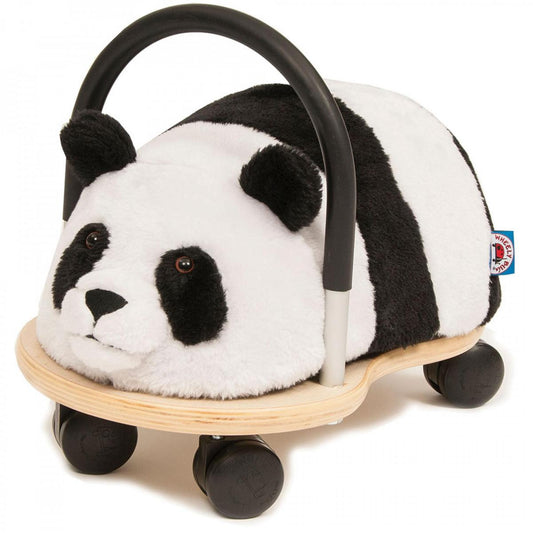 Plush panda ride on toy