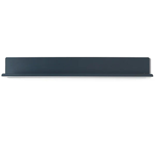 Navy blue rectangular object on a white background